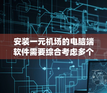 安装一元机场的电脑端软件需要综合考虑多个因素,以下是一步-by-step的指南 安装一元机场的电脑端软件需要综合考虑多个因素,以下是一步-by-step的指南