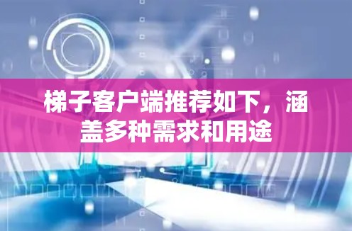 梯子客户端推荐如下,涵盖多种需求和用途 梯子客户端推荐如下,涵盖多种需求和用途