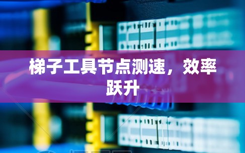 梯子工具节点测速,效率跃升 梯子工具节点测速,效率跃升